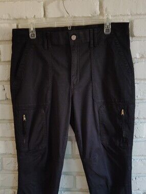 White House Black Market Mid-rise Pret Crops, sz 12 Black